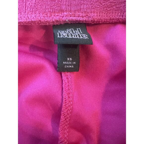 Wild Fable  Mid Rise Slinky Knit Flare Pants Pink Women's XS - Picture 10 of 10